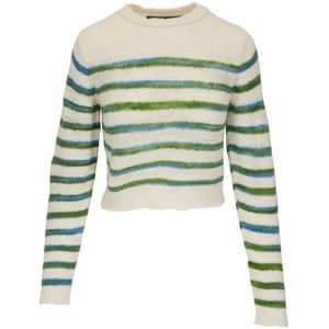 Elder Statesman Cashmere Striped Sweater (Size: XS).